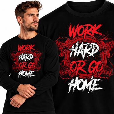 LONGSLEEVE NA SIŁOWNIĘ   BARBELL